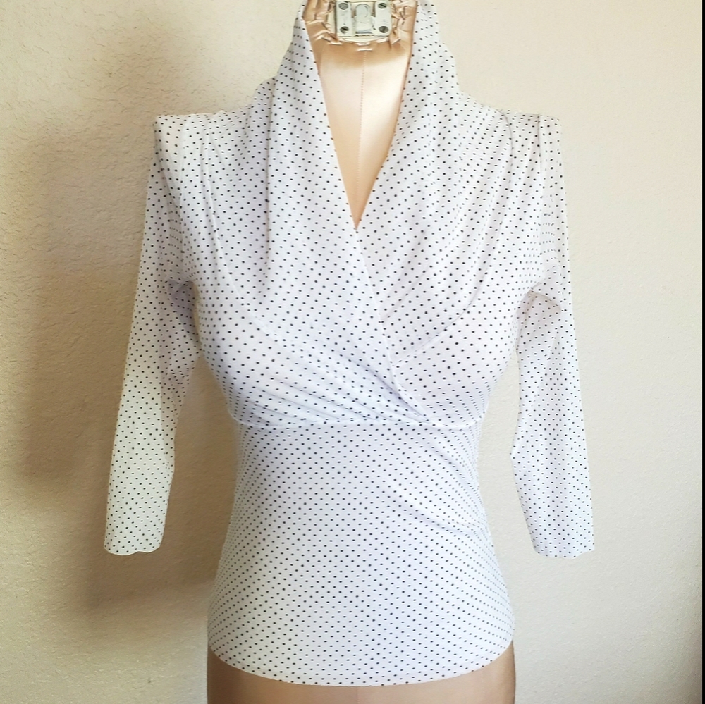 Sfera Polka-dot blouse Fr Spain